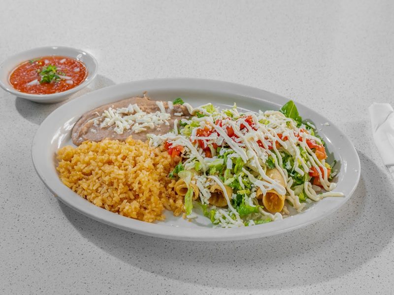 La Villa Mexican Grill food
