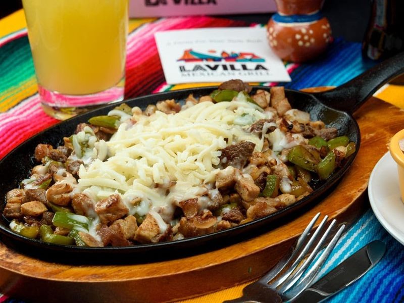 La Villa Mexican Grill food